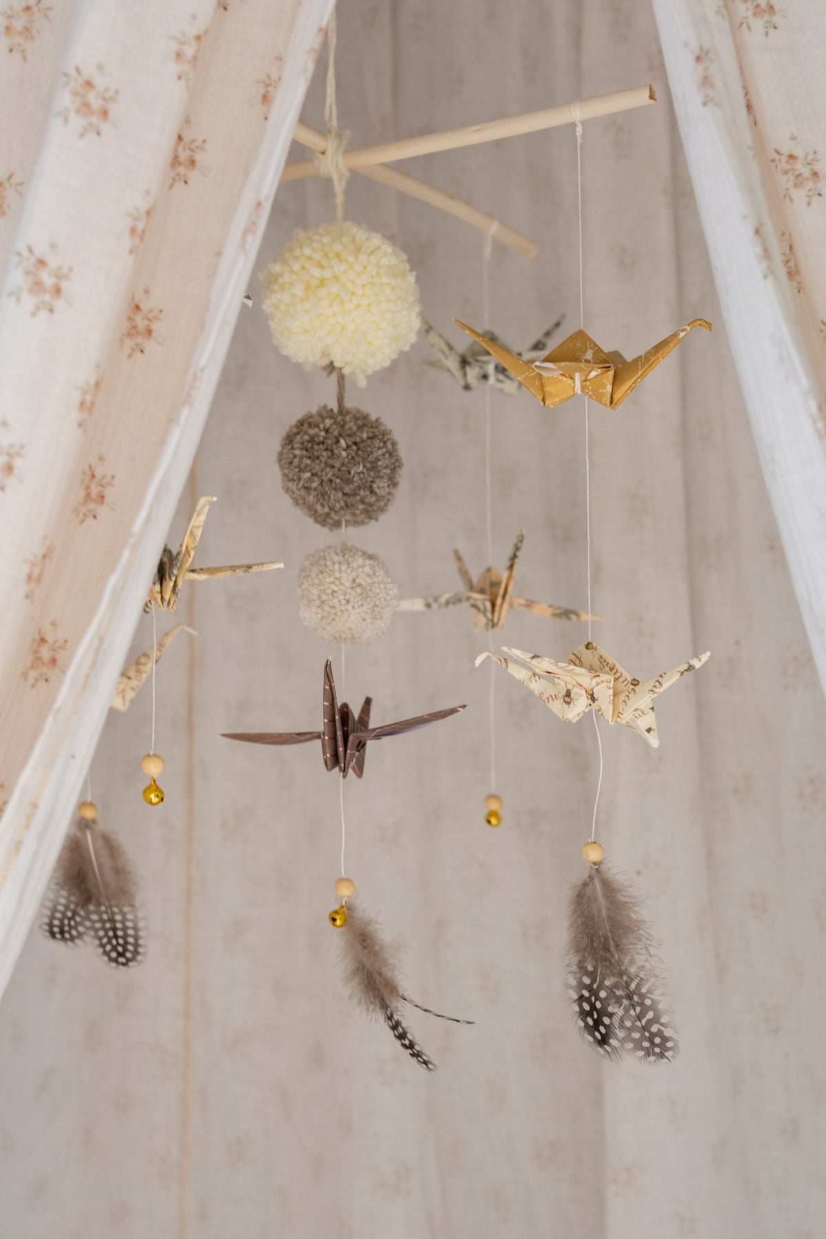 Origami-Mobile Kinderzimmer Gold Dust – Ansicht 5 | Elena Home Living