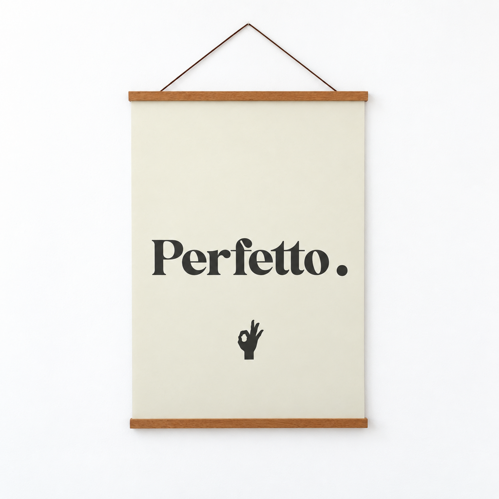 Italienisches Poster Perfetto – Premium Produktbild