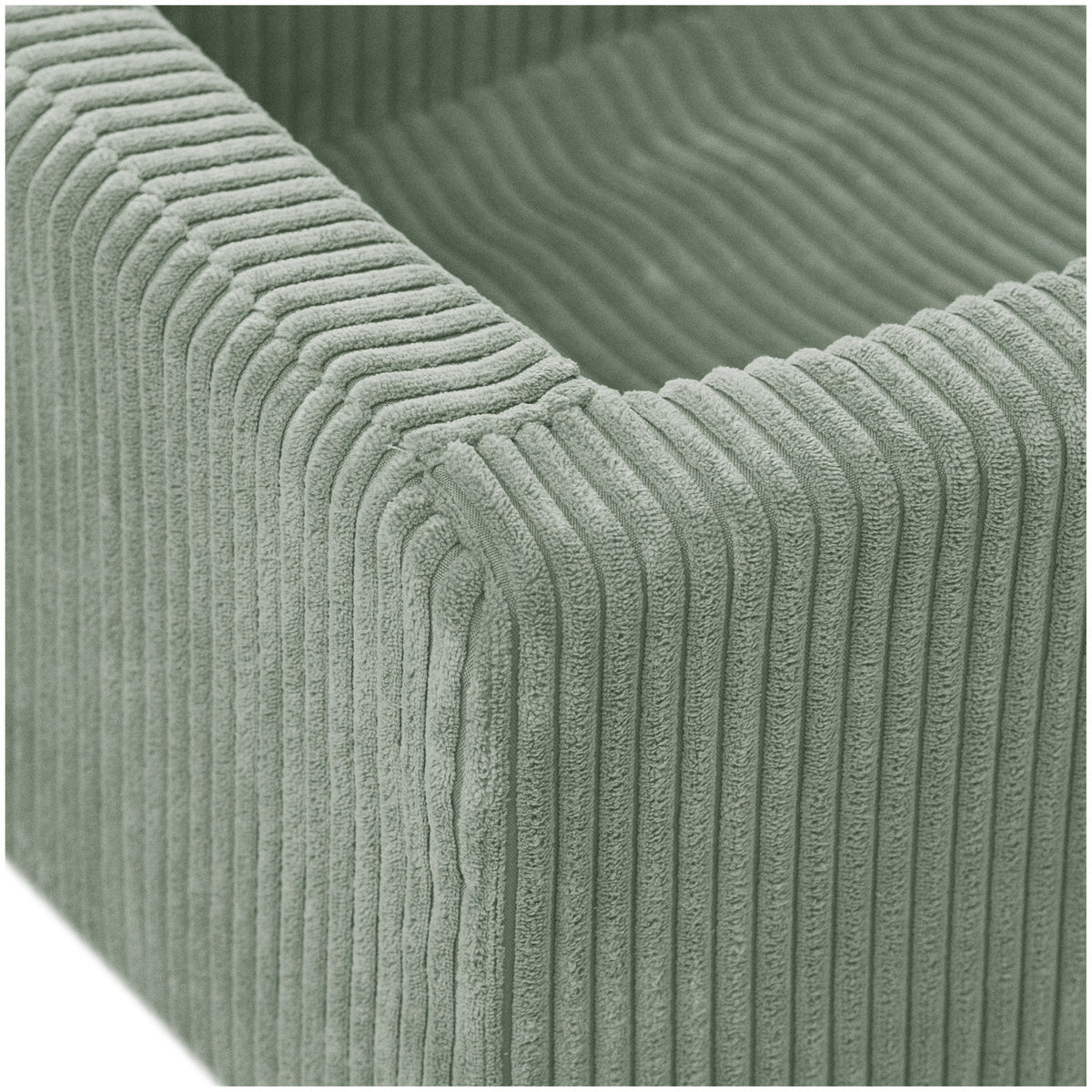 CUBIE Mini 2-in-1 Corduroy Children’s Armchair — Green