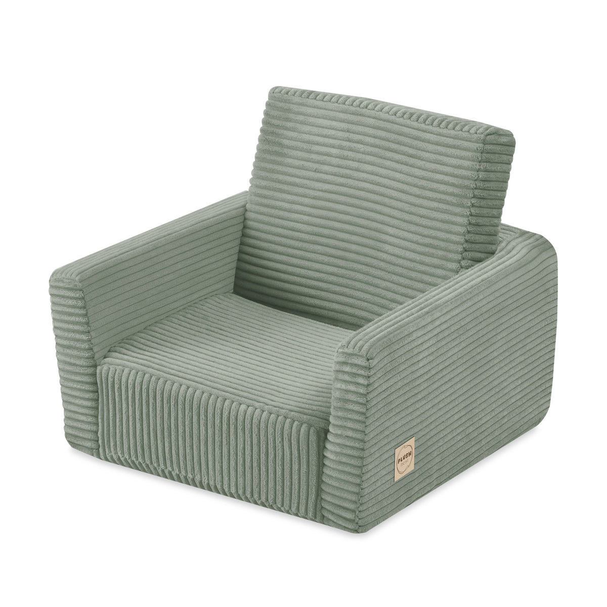 CUBIE Mini 2-in-1 Corduroy Children’s Armchair — Green