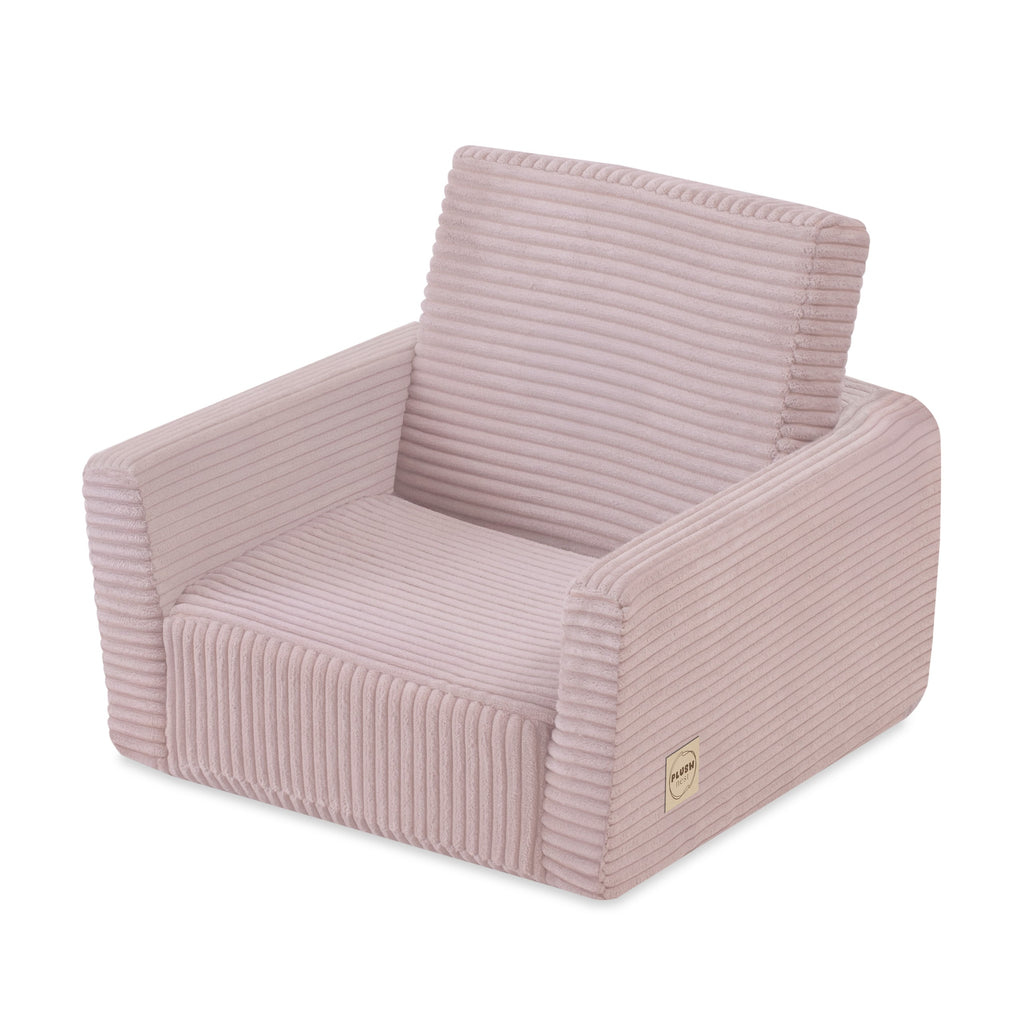 CUBIE Mini 2-in-1 Corduroy Children’s Armchair — Light Pink