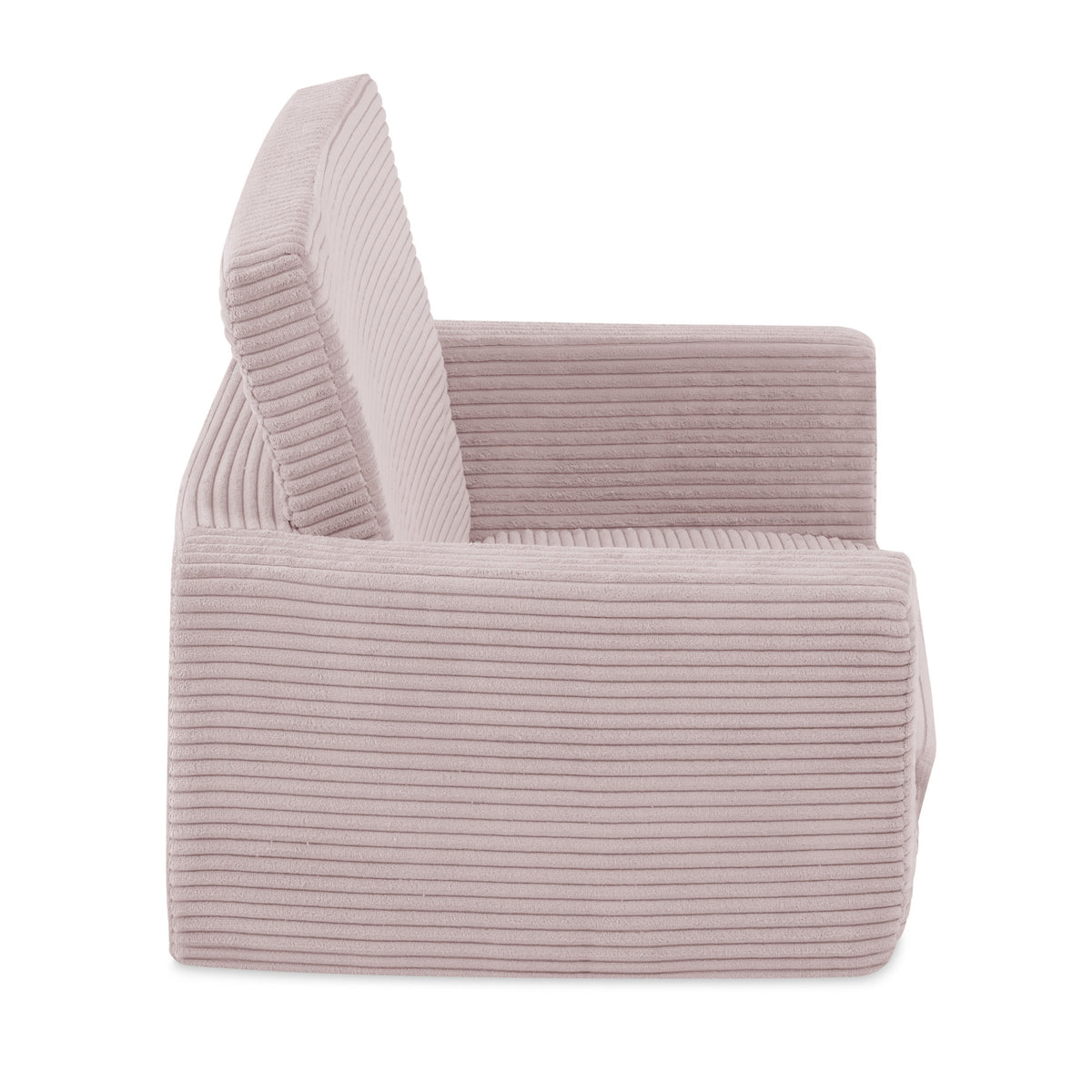 CUBIE Mini 2-in-1 Corduroy Children’s Armchair — Light Pink