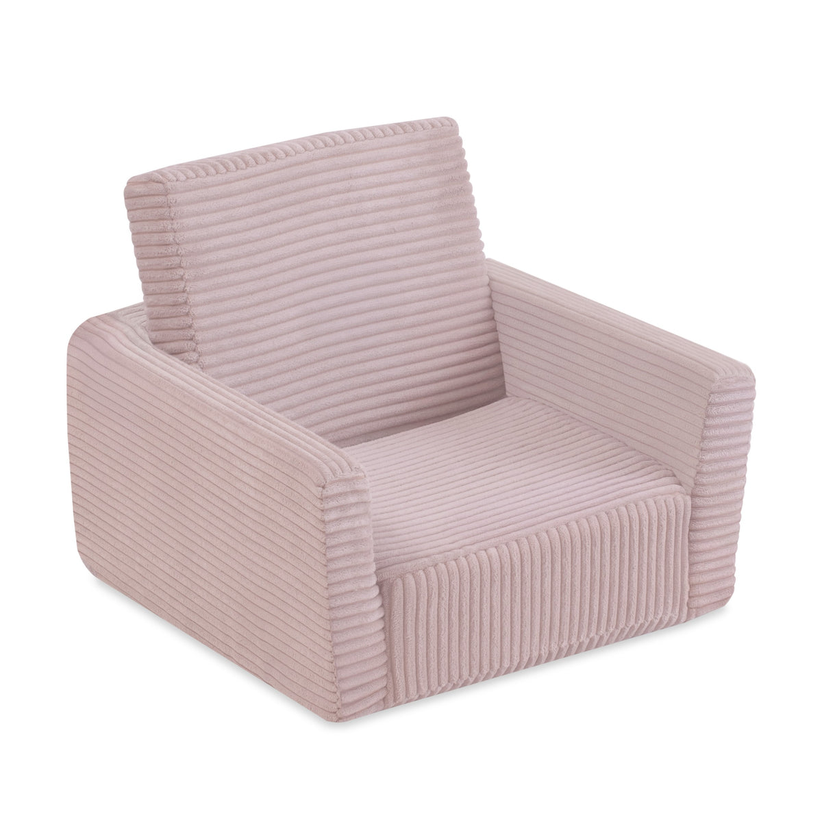 CUBIE Mini 2-in-1 Corduroy Children’s Armchair — Light Pink