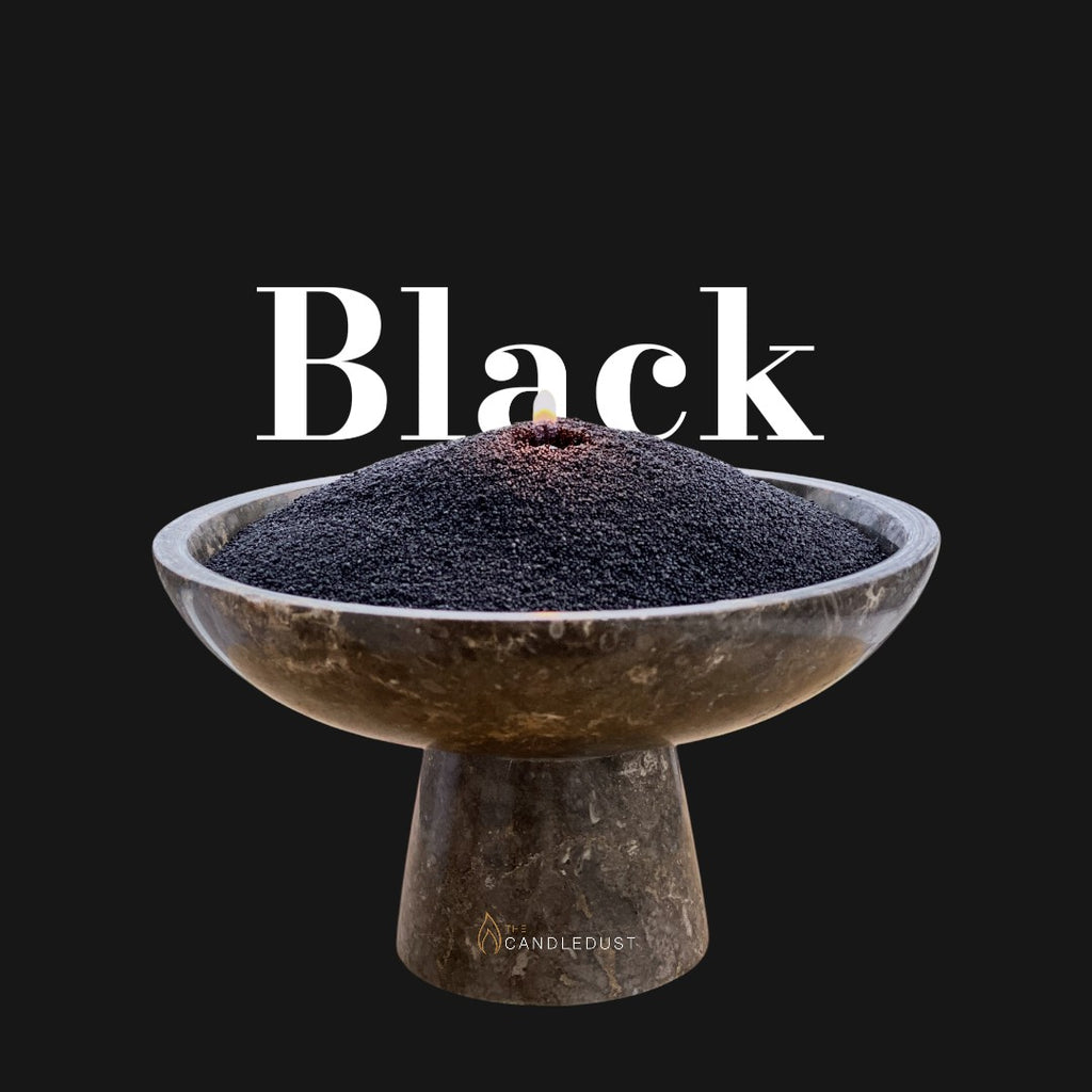 Powdered Candle Refill Kit – Unscented Black, 330g