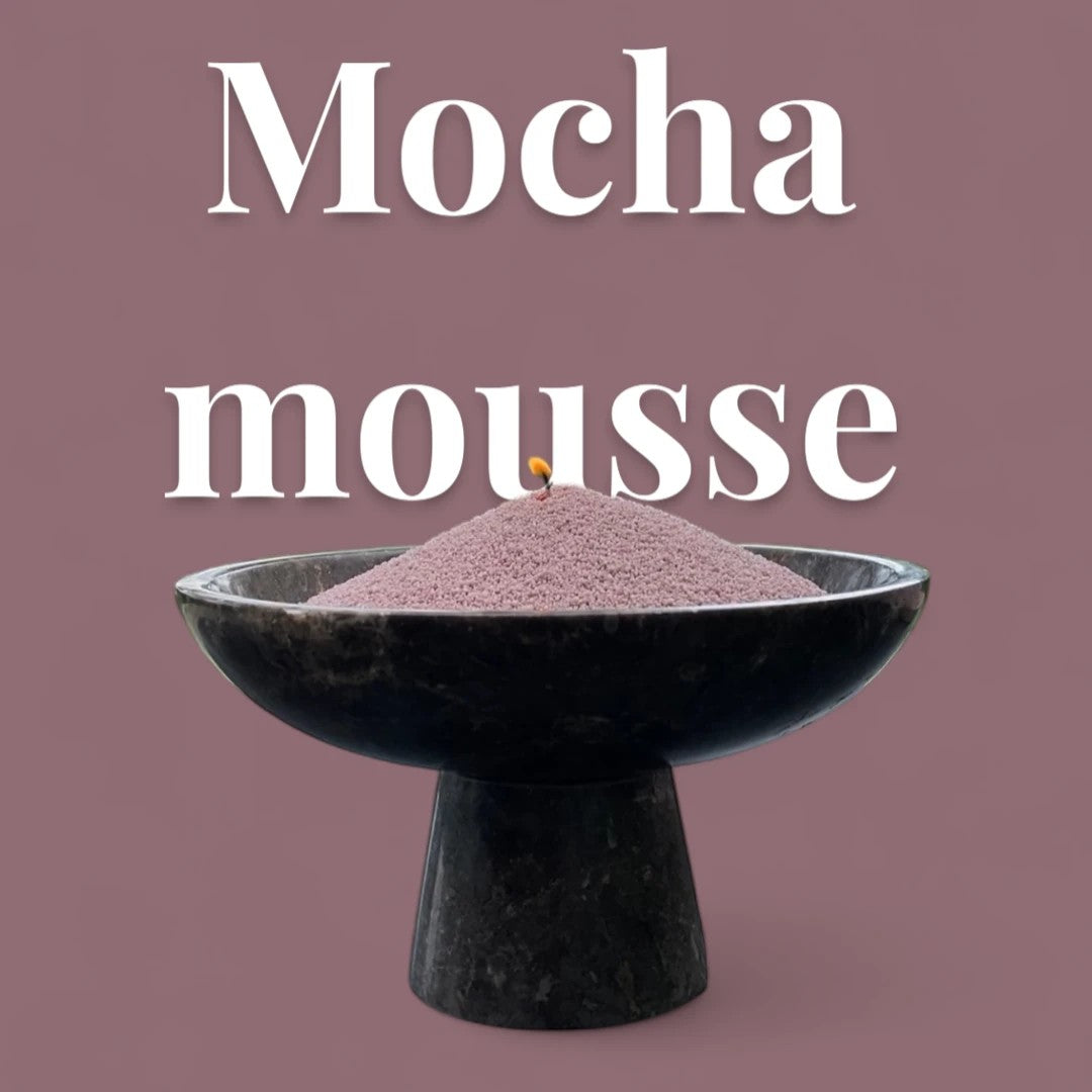 Powdered Candle Refill Kit – Unscented Mocha Mousse, 330g
