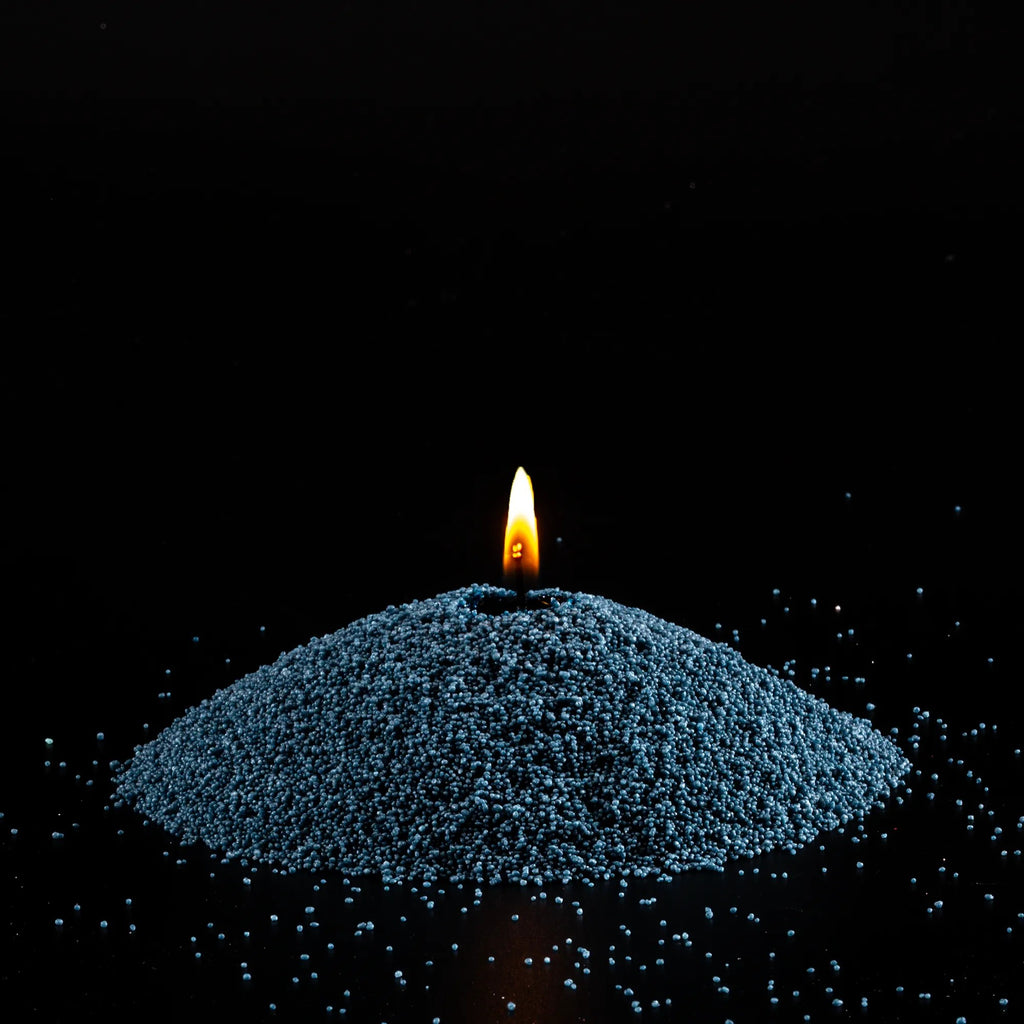 Powdered Candle Refill Kit – Unscented Space Grey, 330g