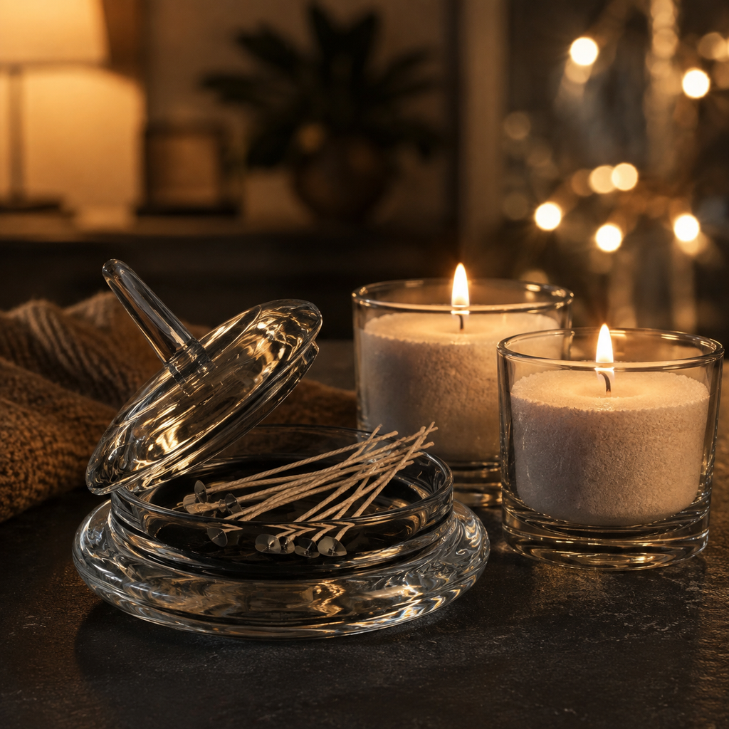 Candledust Kerzendochte mit leuchtenden Pulverkerzen