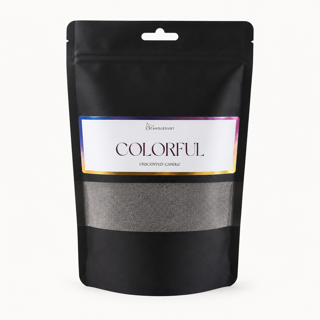 Pulverkerzen-Nachfüllset Grau 330 g – duftfreier Kerzensand von Candledust