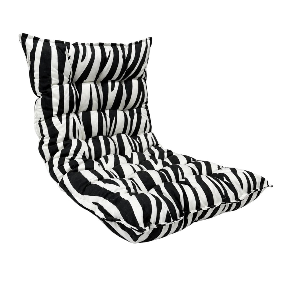 Quilted Kids' Floor Cushion, 3 Sizes Available - Zebra