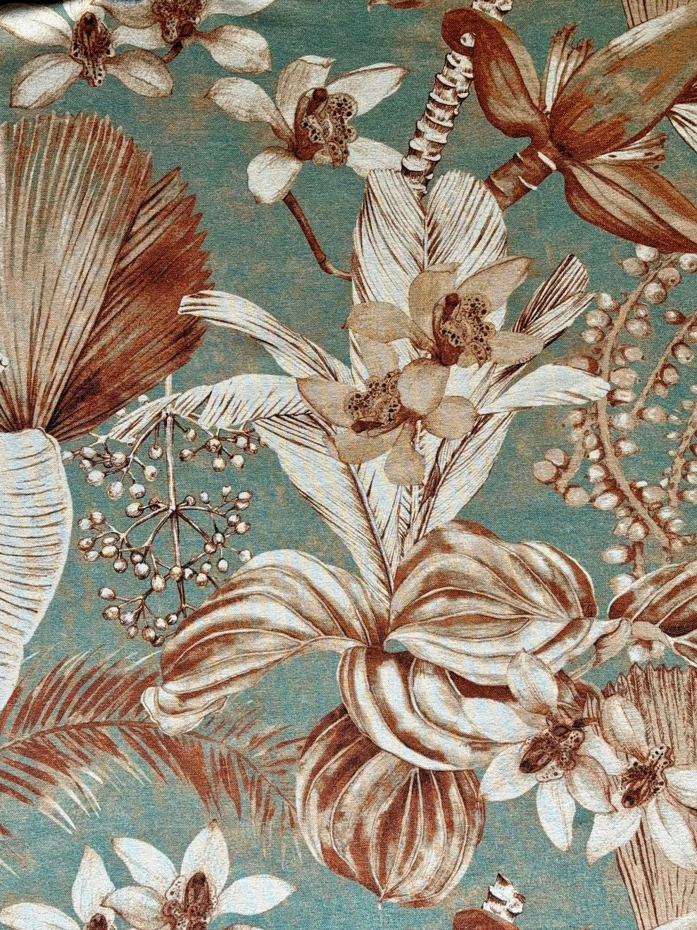 Tischdecke Terra Flora aus Baumwolle & Leinen – Originalansicht 4