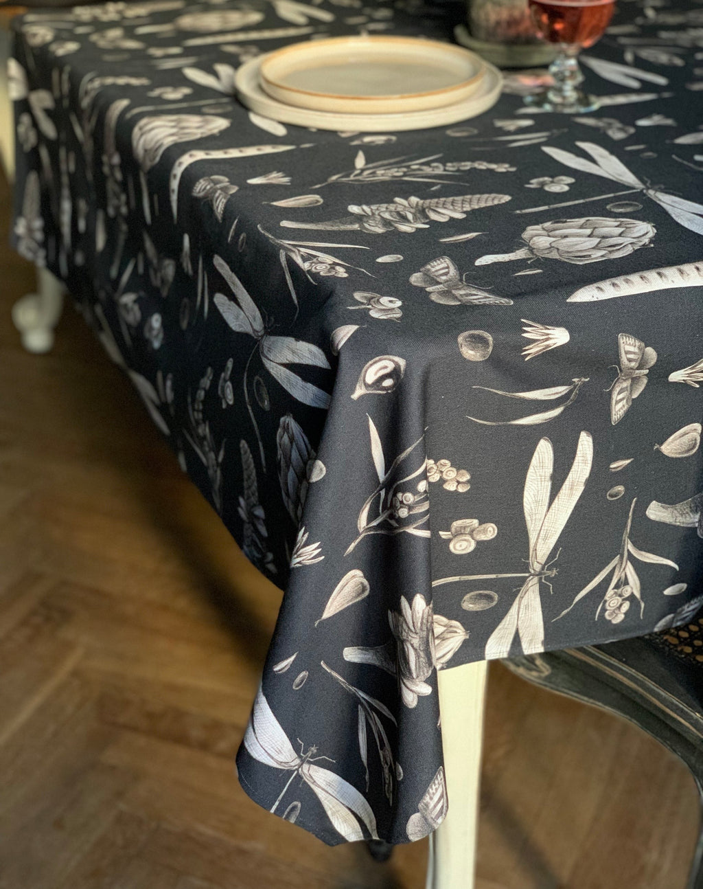 Tischdecke Seeds Carbon aus 100 % Baumwolle – Originalansicht 1