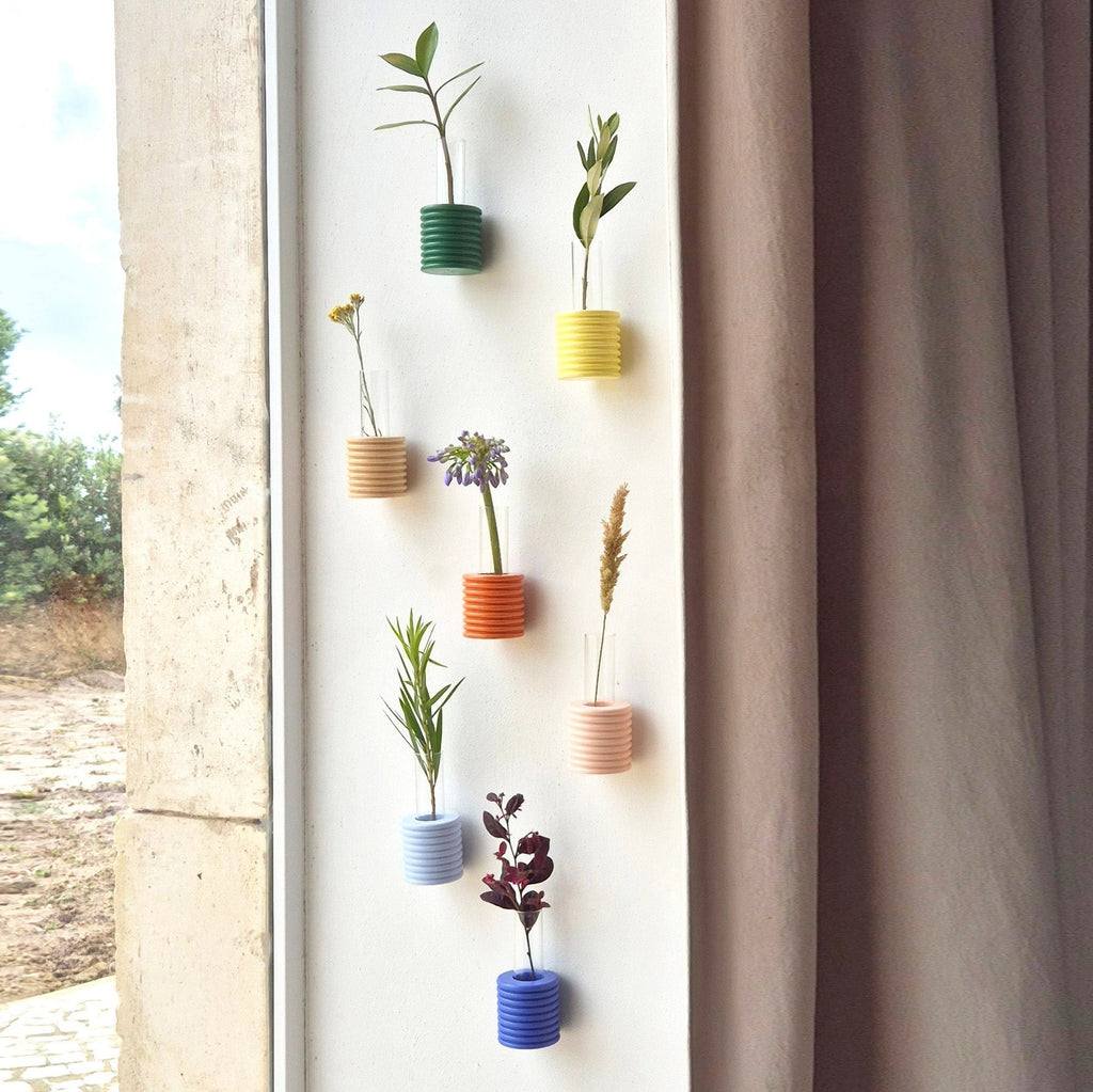 Ribble Wandvase – Gelb – Originalansicht 3