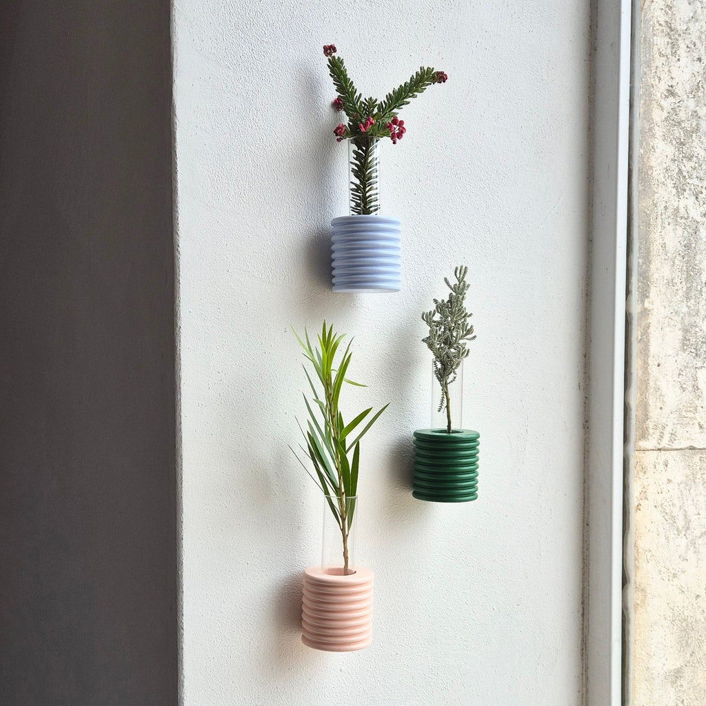 Ribble Wandvase – Hellblau – Originalansicht 4