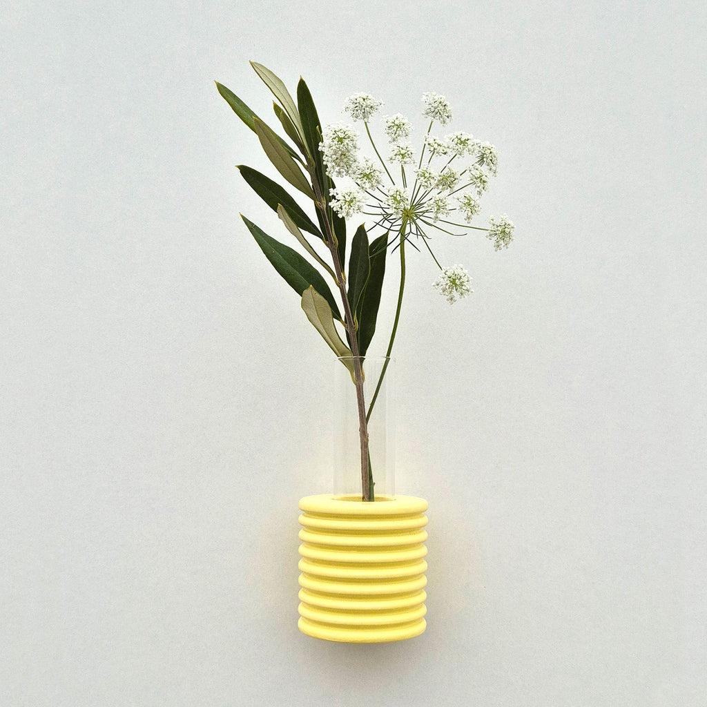 Ribble Wandvase – Gelb – Originalansicht 1