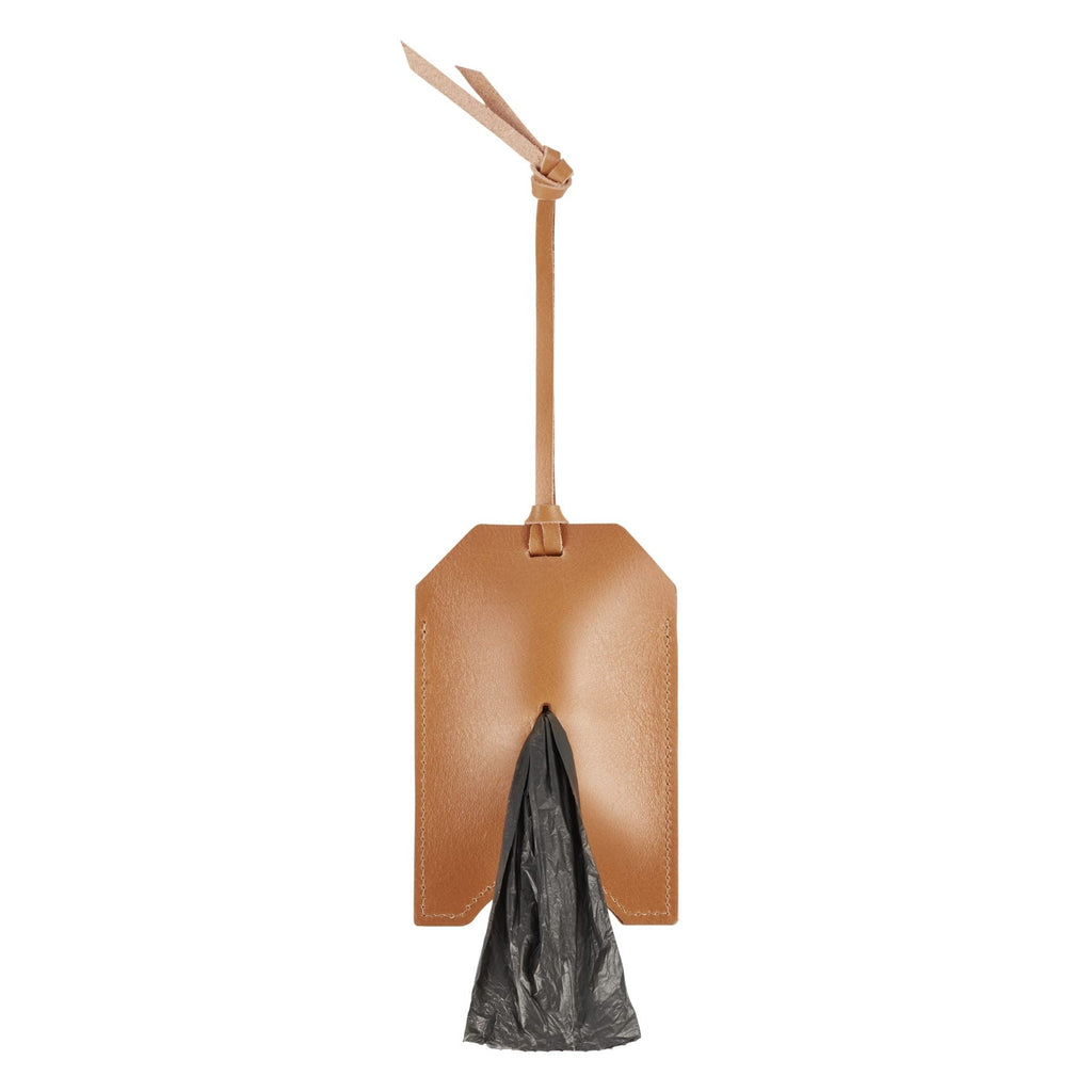 Saku Kotbeutelspender in Camel aus italienischem Leder
