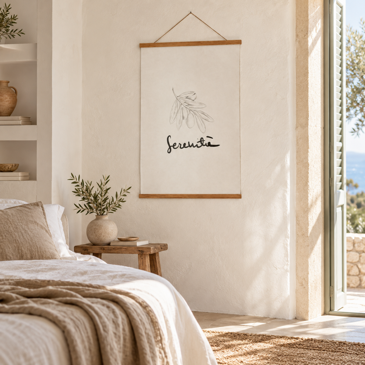 Italienisches Poster Serenità in italienischer Atmosphäre