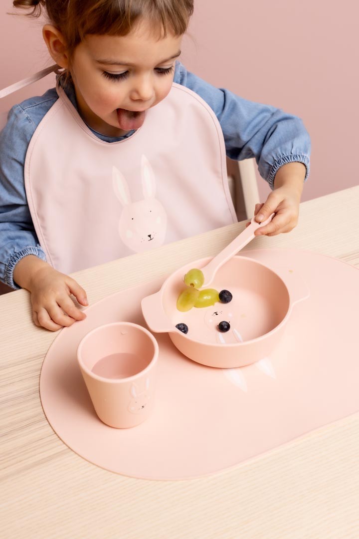 Kinder-Silikonschale Mrs. Rabbit