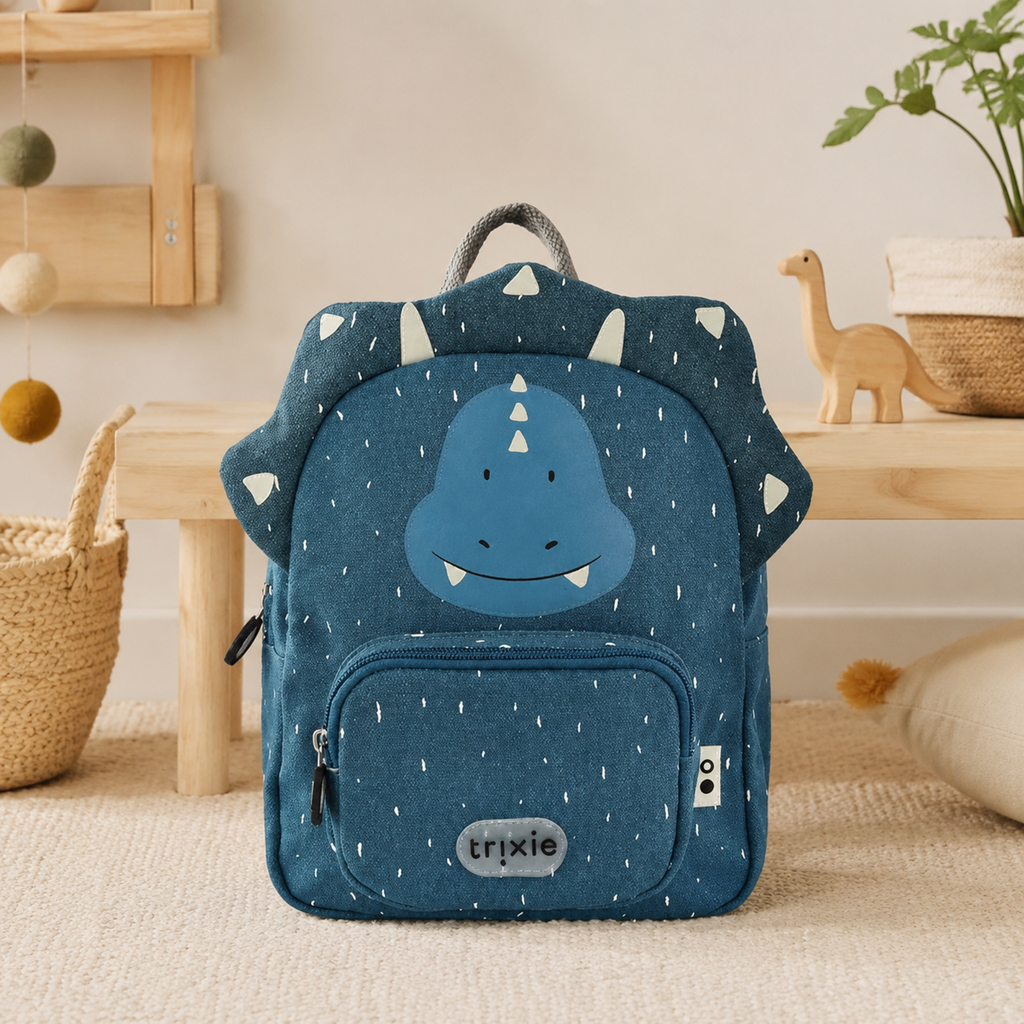 Kleiner Kinderrucksack Mr. Triceratops – Premium Hauptansicht