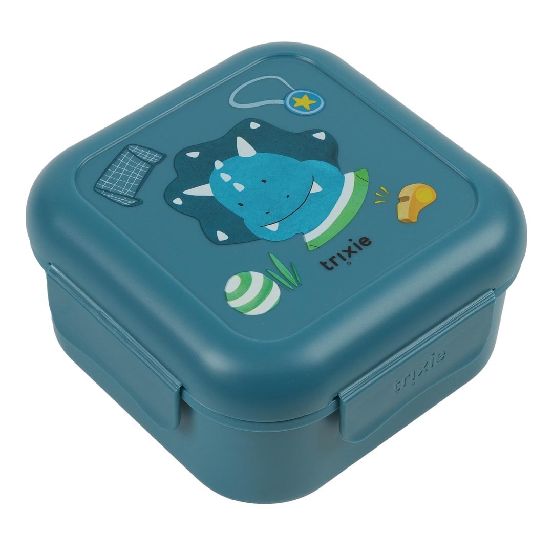 Trixie Snackbox mit Clips – Ballplayer Mr. Triceratops – Produktansicht