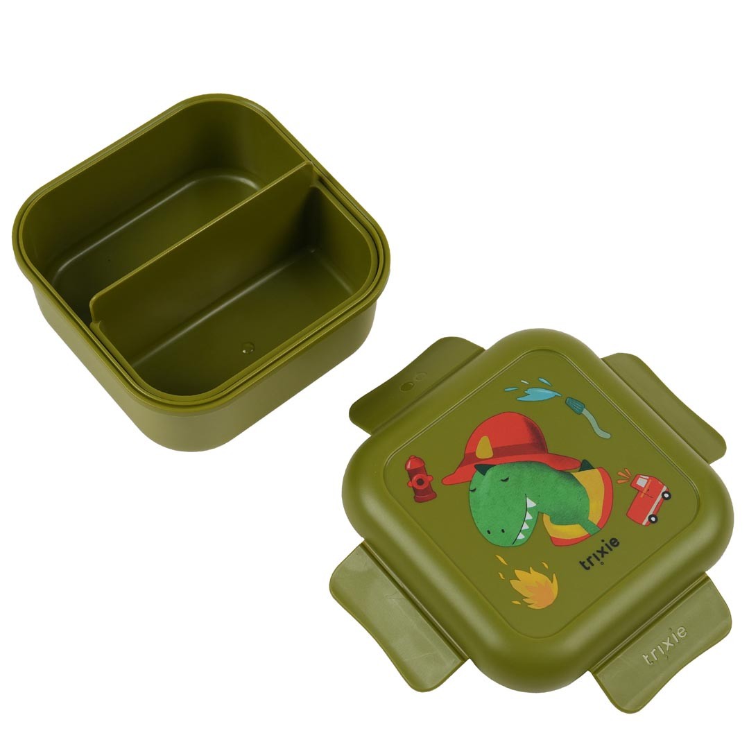 Trixie Snackbox mit Clips – Fireman Mr. Dino – weitere Ansicht