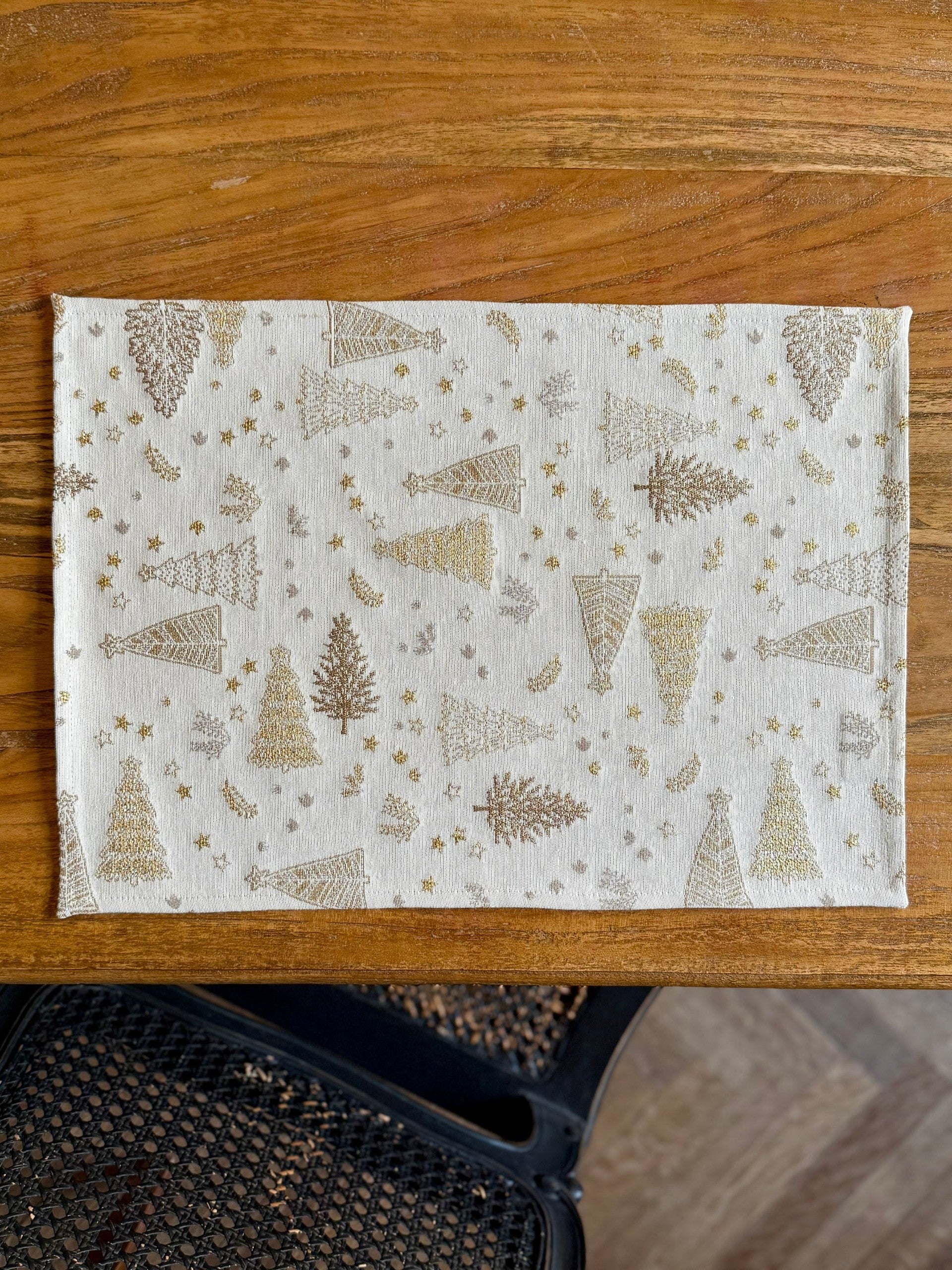 Platzset Golden Forest für natürliche Tischdekoration – Ansicht 1