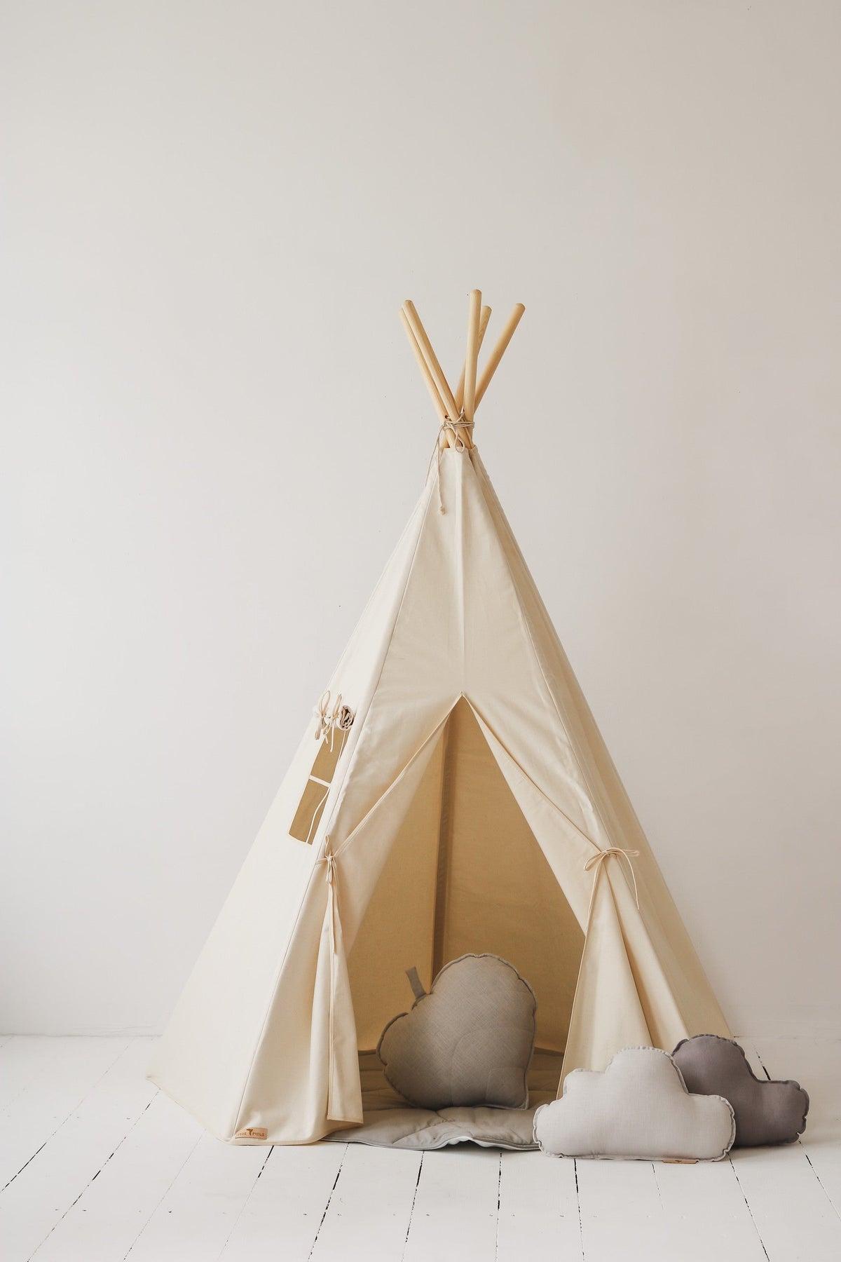 Kinder-Tipi Beige – Originalansicht 3
