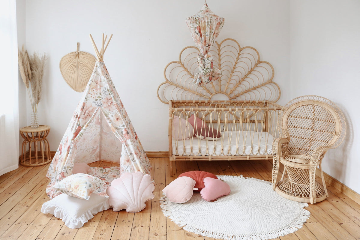 Kinder-Tipi Flower Power – Originalansicht 4
