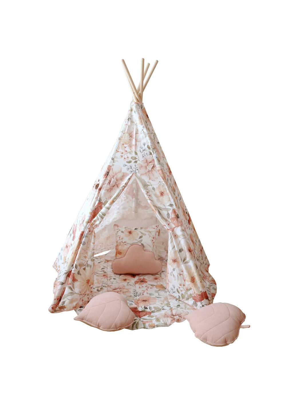 Kinder-Tipi Flower Power – Originalansicht 1