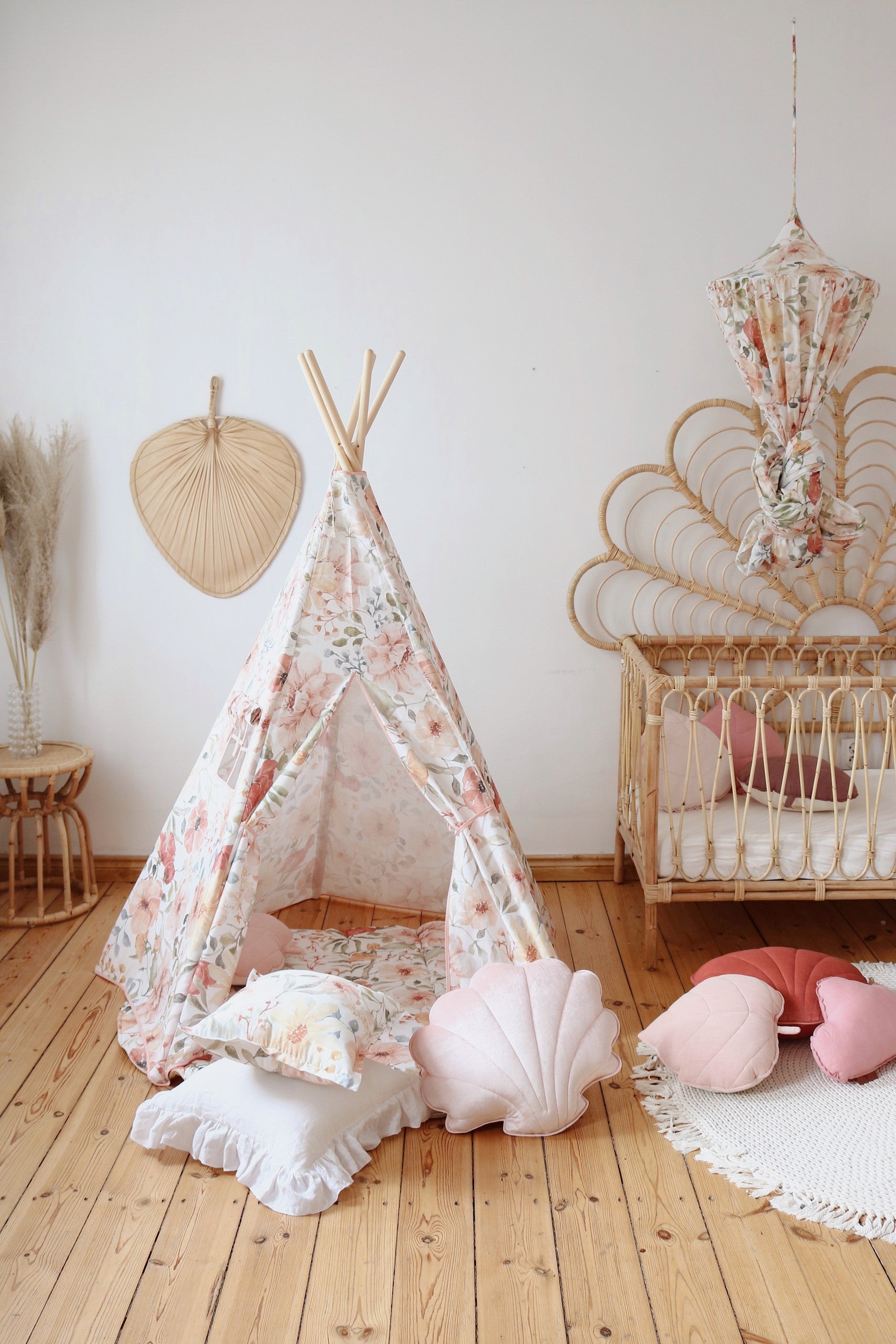 Kinder-Tipi Flower Power – Originalansicht 6