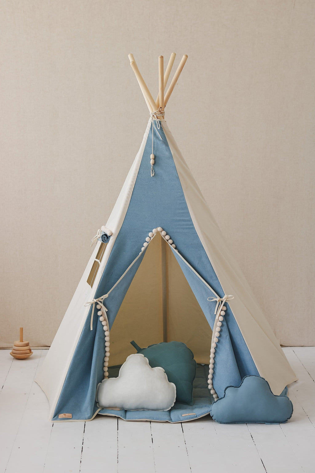 Kinder-Tipi Jeans mit Pompons – Originalansicht 6