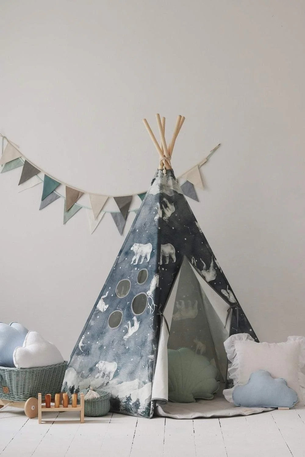 Kinder-Tipi Night Sky – Originalansicht 1