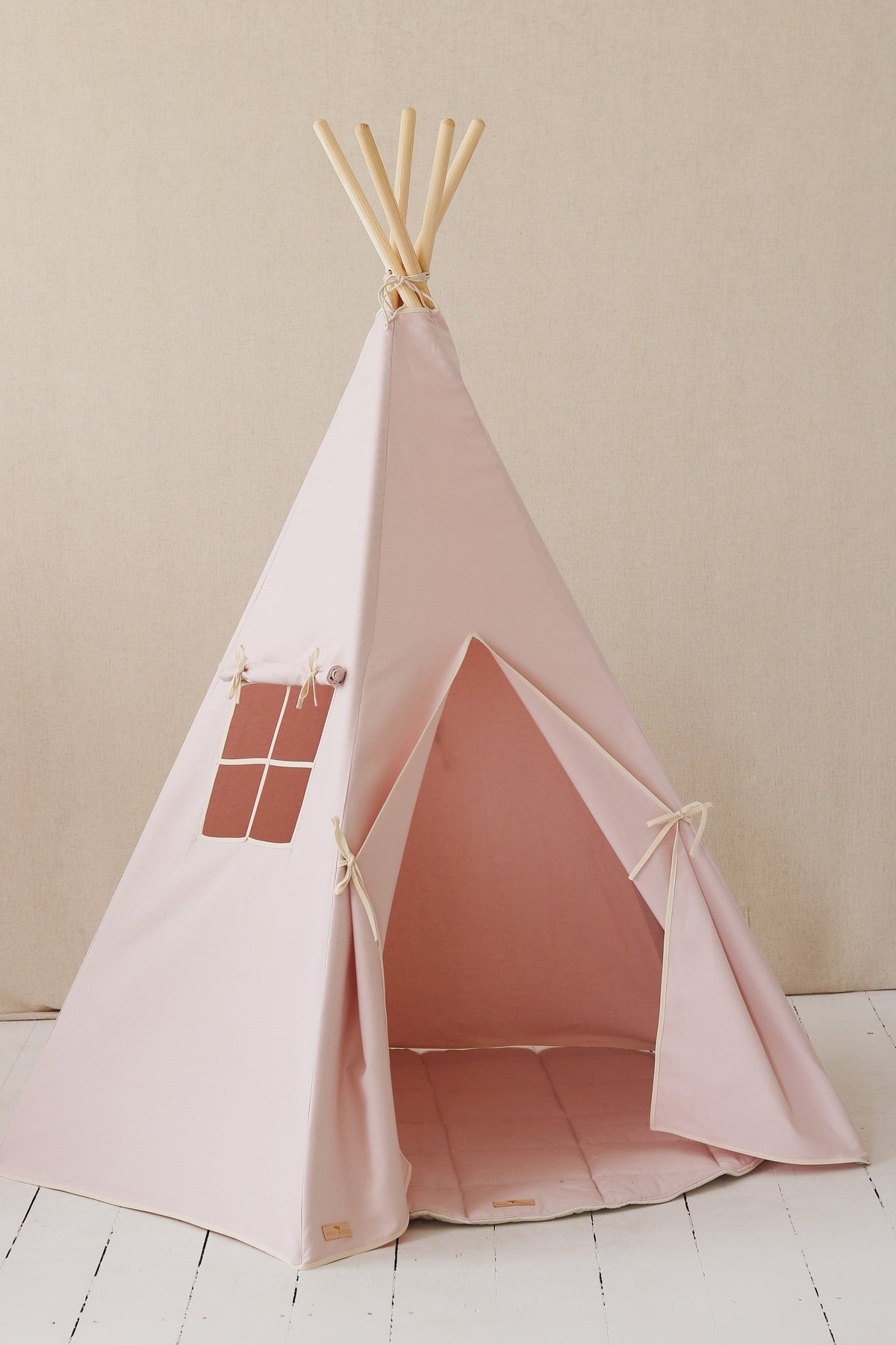 Kinder-Tipi Pastellrosa – Originalansicht 6