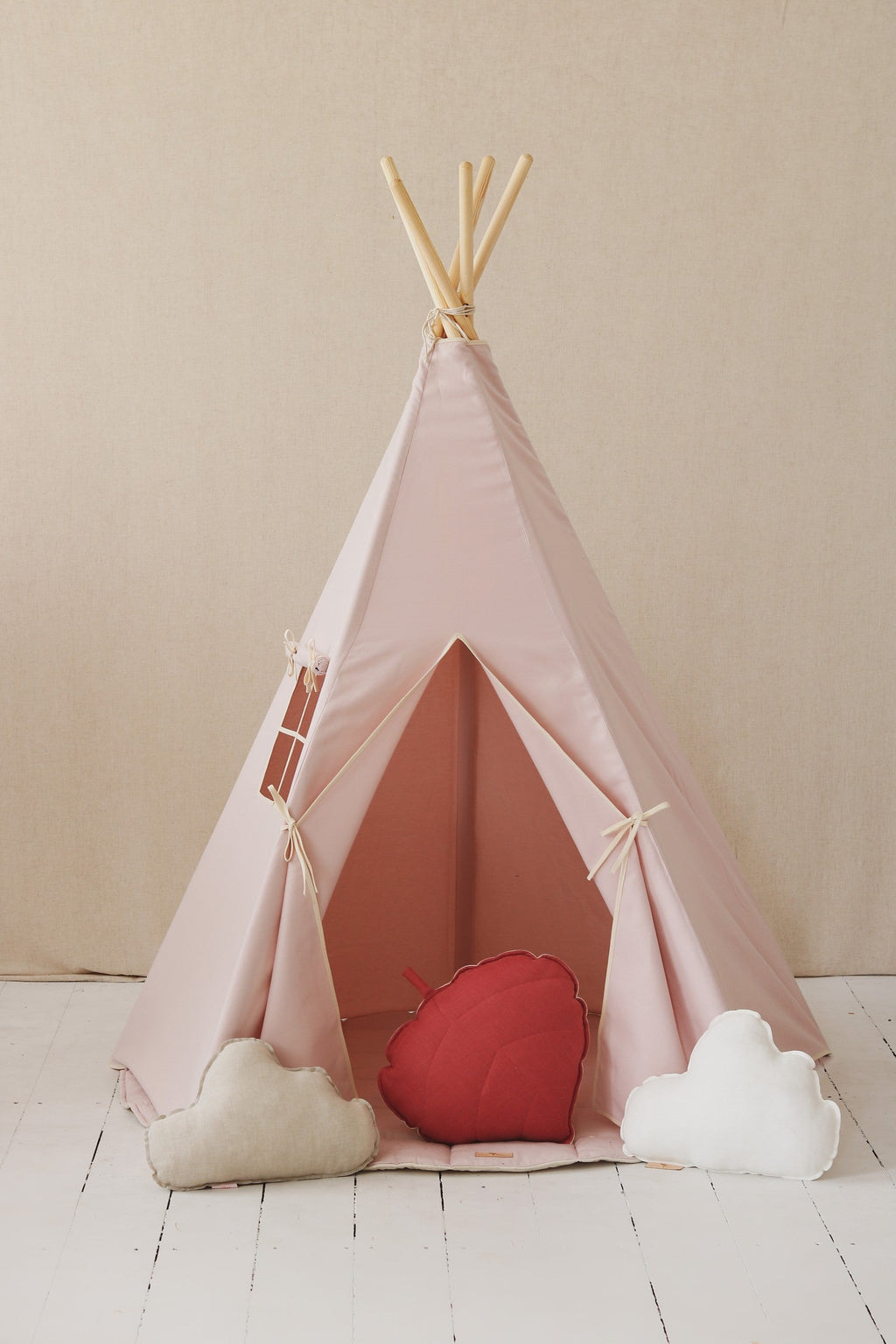 Kinder-Tipi Pastellrosa – Originalansicht 4