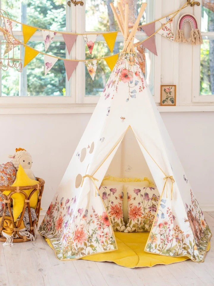 Kinder-Tipi Wildflowers – Originalansicht 4