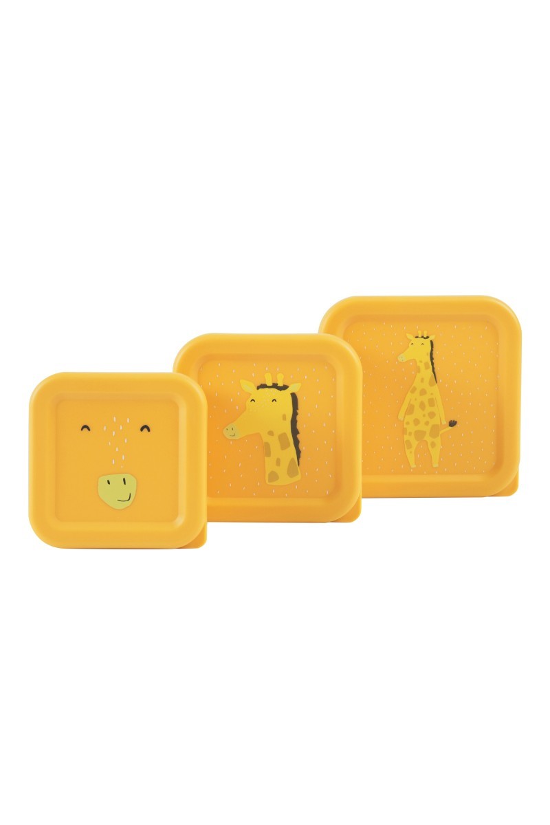 Trixie Snackboxen 3er-Set – Mr. Giraffe – Detailaufnahme