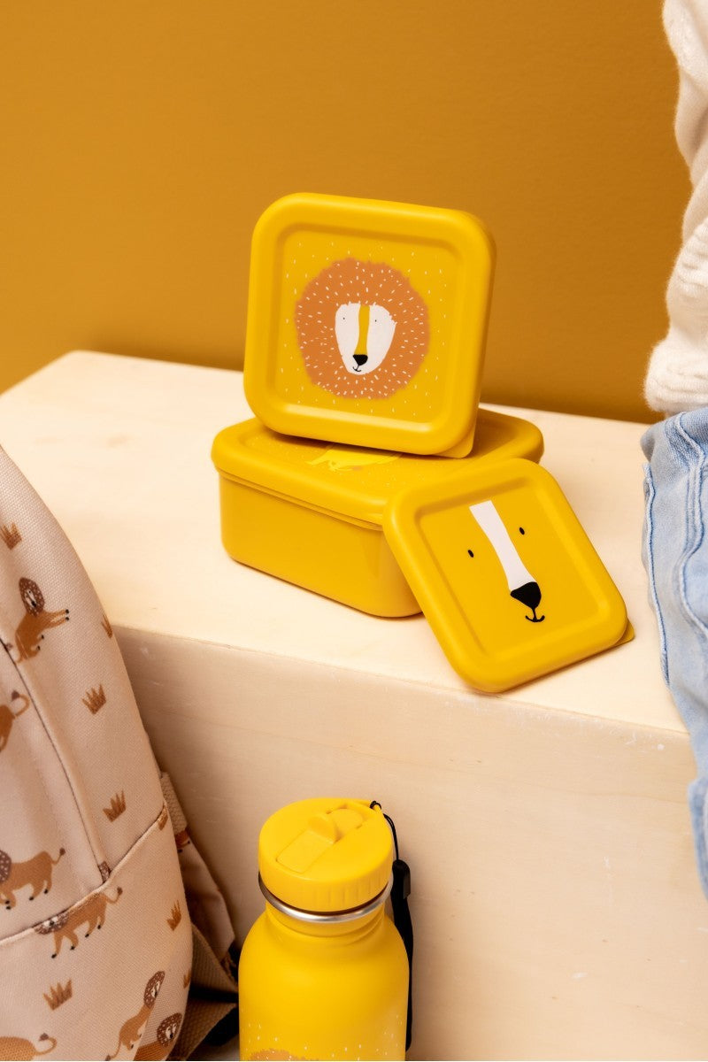 Trixie Snackboxen 3er-Set – Mr. Lion – Detailaufnahme