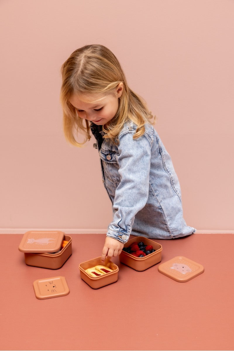 Trixie Snackboxen 3er-Set – Mrs. Cat – Detailaufnahme