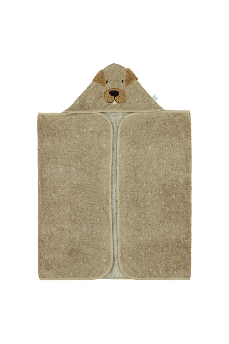 Trixie Kapuzenbadetuch Mr. Dog 70 × 130 cm – Produktansicht