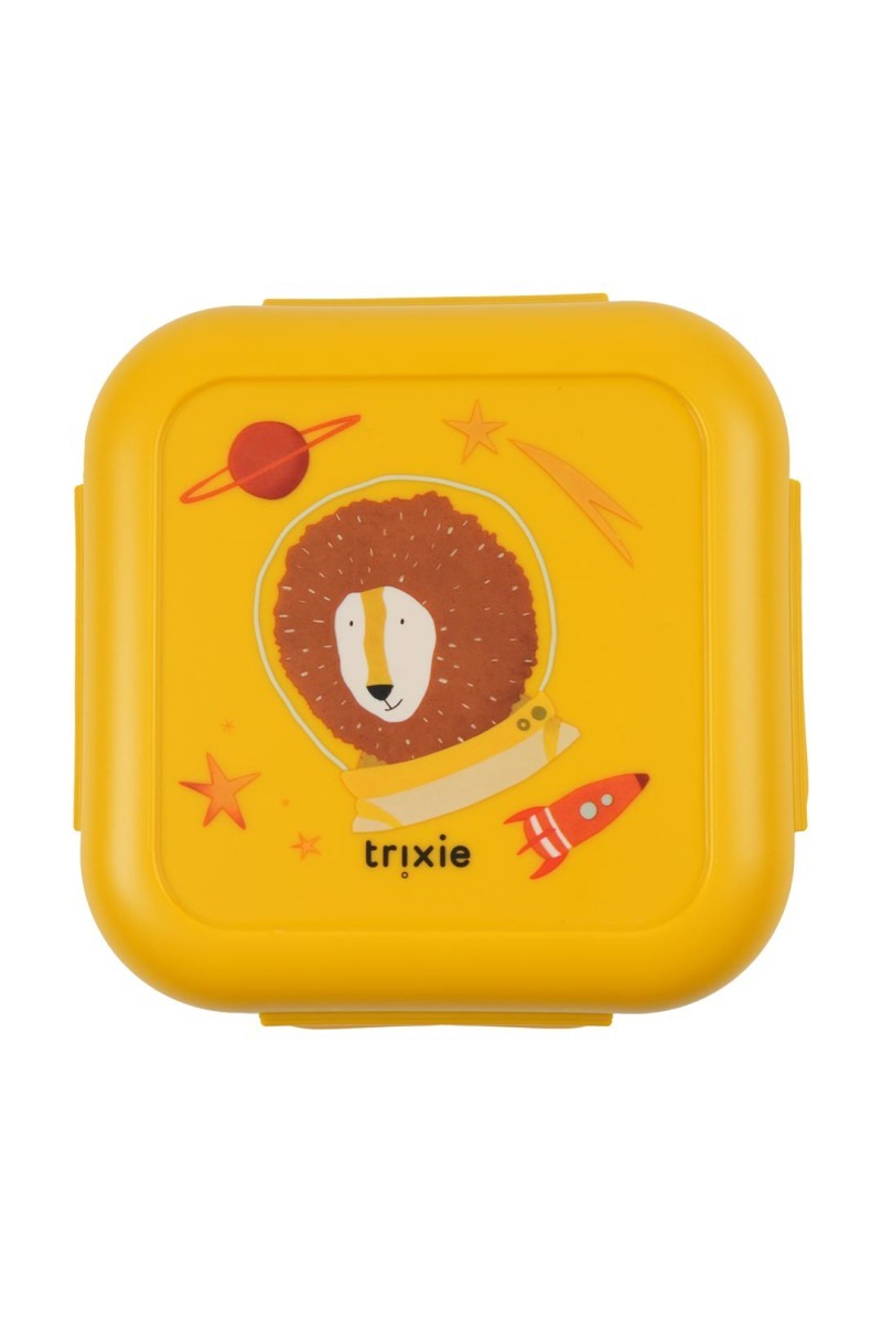 Trixie Snackbox mit Clips – Spaceman Mr. Lion – Produktansicht