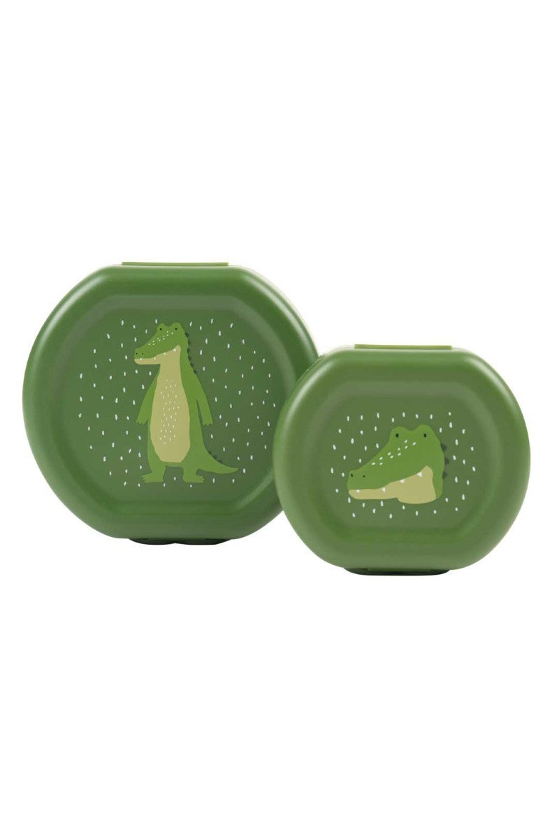 Trixie Snackbehälter mit Clips, 2er-Set – Mr. Alligator – weitere Ansicht