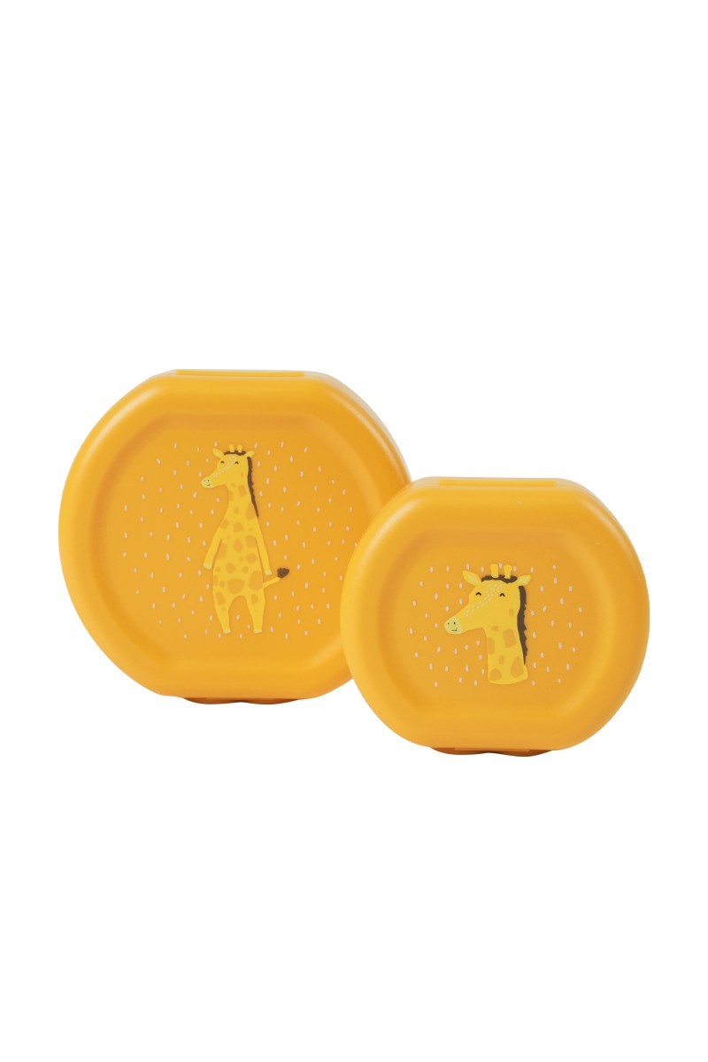 Trixie Snackbehälter mit Clips, 2er-Set – Mr. Giraffe – weitere Ansicht