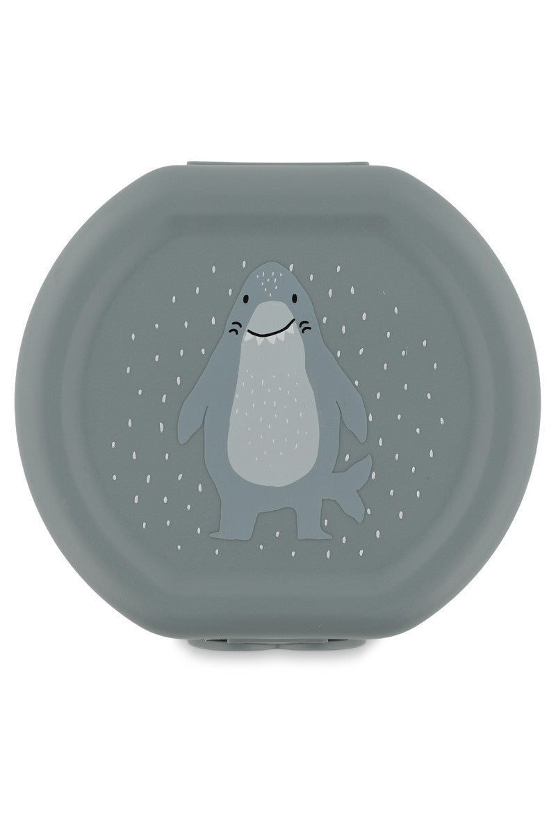 Trixie Snackbehälter mit Clips, 2er-Set – Mr. Shark – Vorderansicht