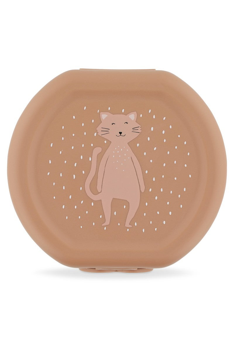 Trixie Snackbehälter mit Clips, 2er-Set – Mrs. Cat – Vorderansicht