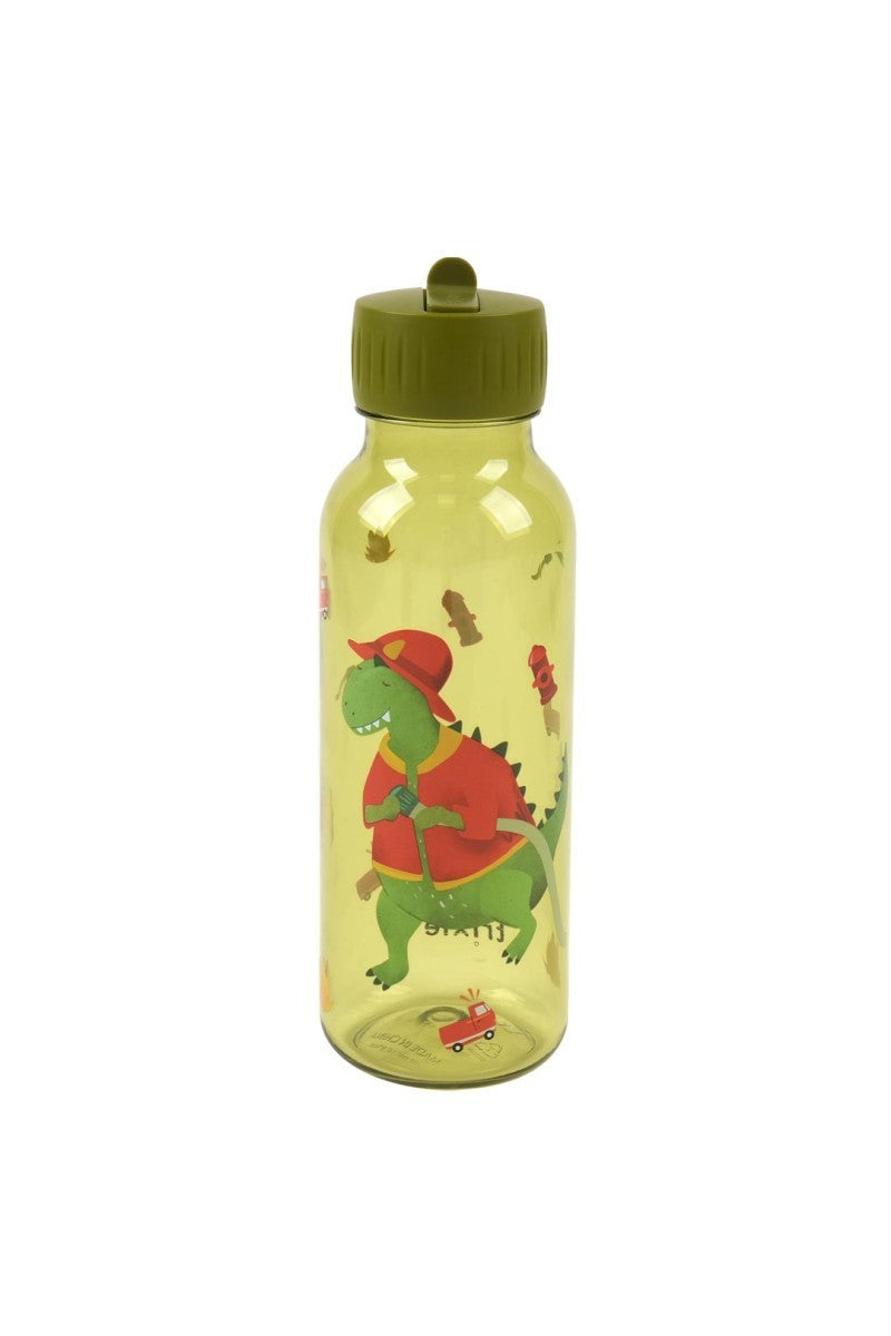 Trixie Tritan™ Trinkflasche 500 ml – Feuerwehr Mr. Dino – Originalansicht