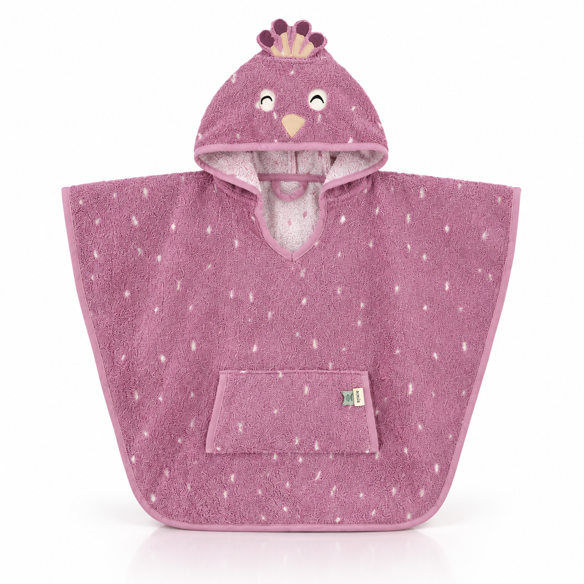 Trixie Kinder-Badeponcho aus Bio-Baumwolle – Mrs. Peacock – Premium Produktbild