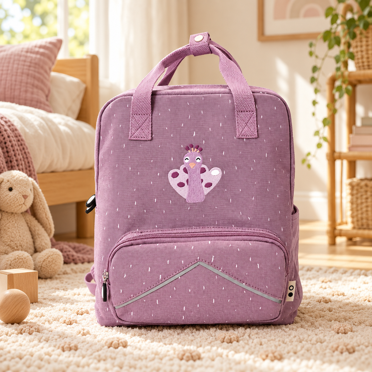 Backpack large - Mrs. Peacock – Premium Produktaufnahme