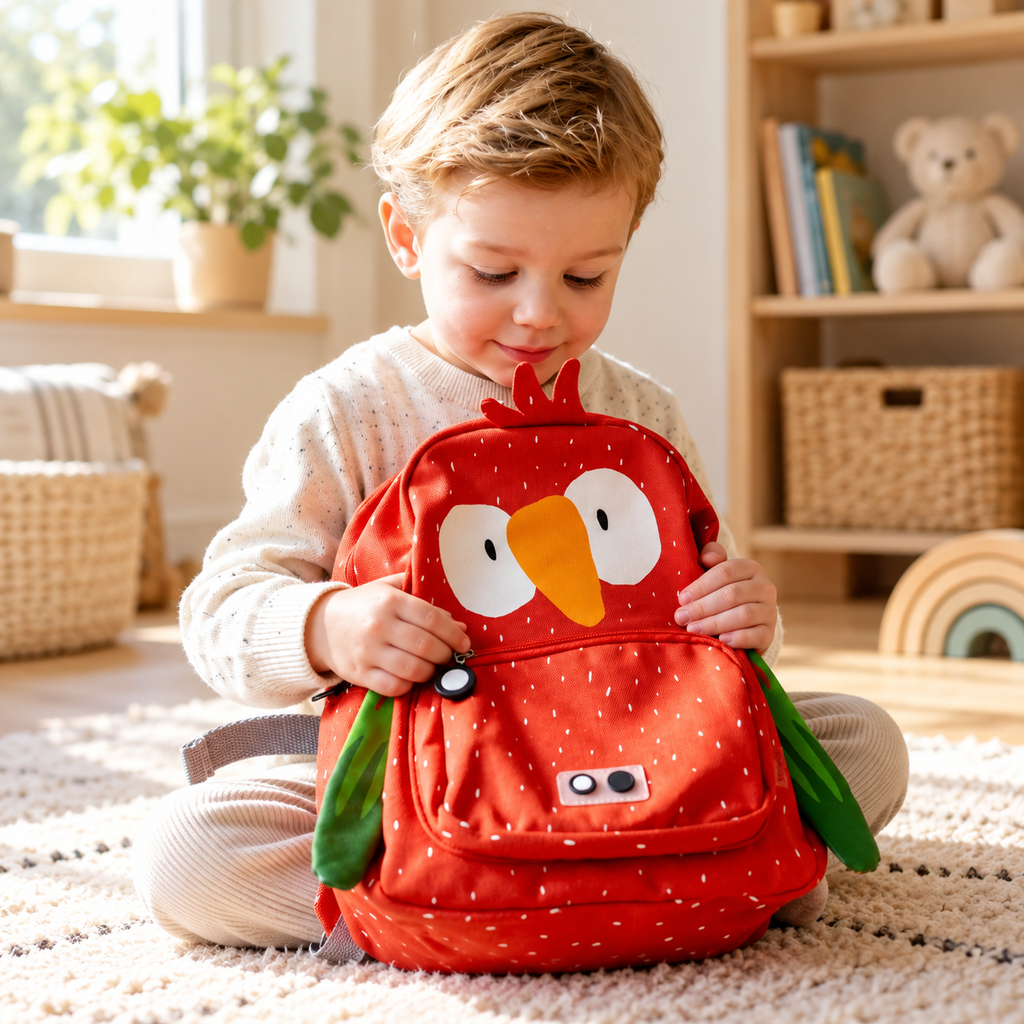 Trixie Kinderrucksack – Mr. Parrot – Premium Lifestyleaufnahme