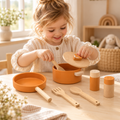 Trixie Kinder-Kochset aus Holz – Mr. Fox – Premium Lifestyleaufnahme