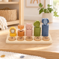 Trixie Zählpuzzle aus Holz 0–5 – Premium Lifestyleaufnahme