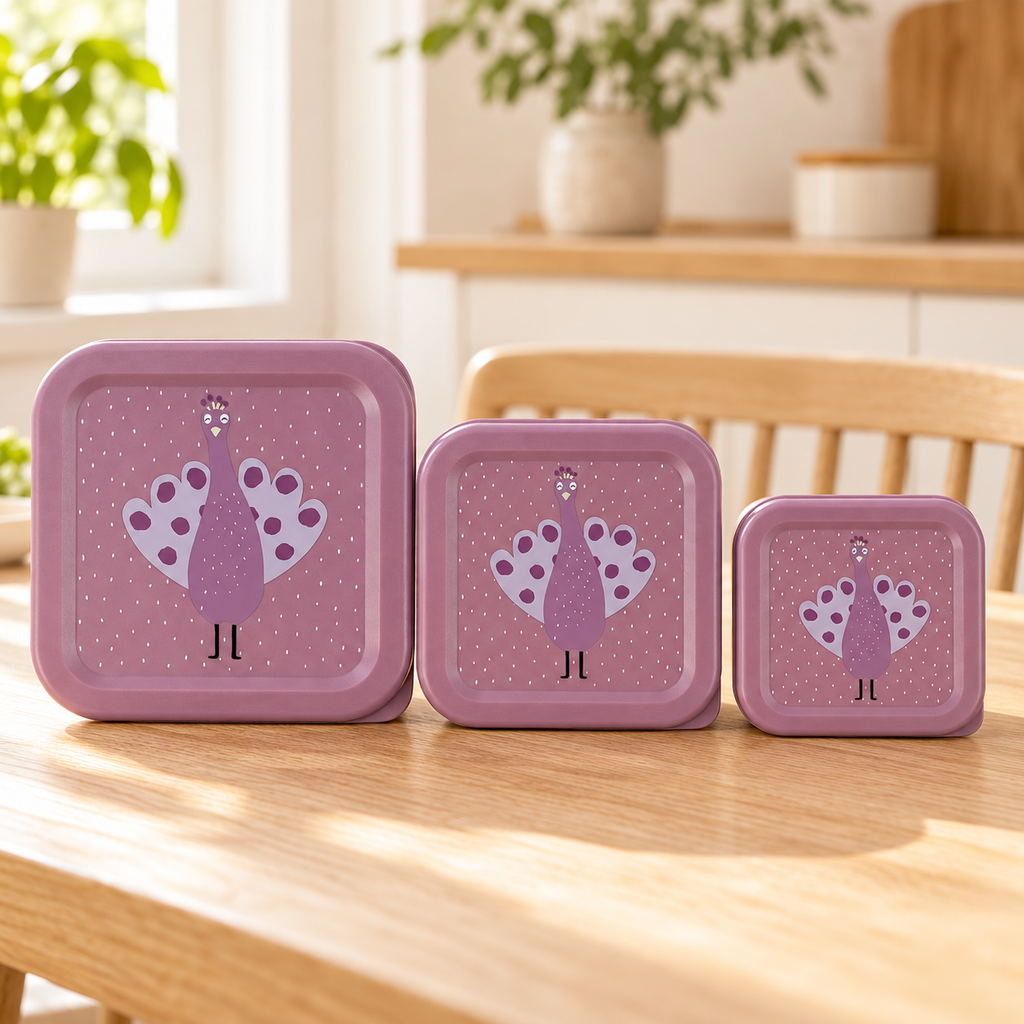 Trixie Snackboxen 3er-Set – Mrs. Peacock – Lifestyleaufnahme